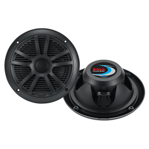 Boss Audio MR6B 6.5" Dual Cone Marine Coaxial Speaker (Pair) - 180W - Black