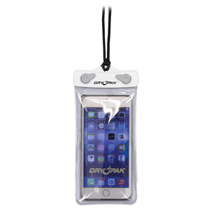 Dry Pak Cell Phone Case - White/Grey - 4" x 7"