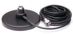 5 Magnet Mount CB Antenna Base with Coax Cable  Black