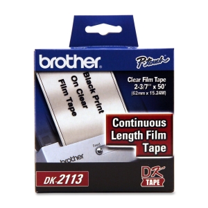BROTHER INTL (LABELS) DK2113 DK2113 BLACK ON CLEAR FILM