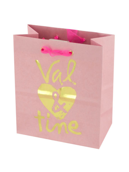 'Val & Tine' Small Gift Bag (Case of 192 )